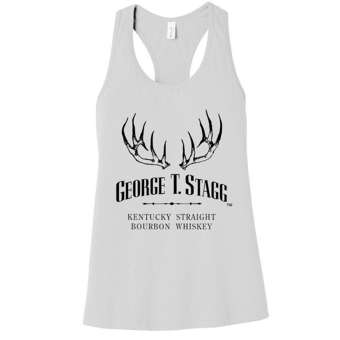 George T. Stagg Vintage Bourbon Distillery Women's Racerback Tank