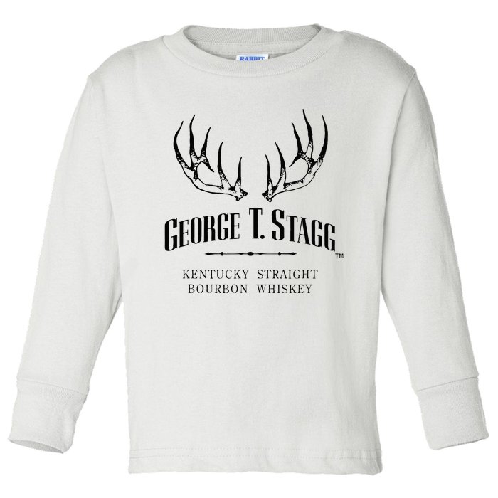 George T. Stagg Vintage Bourbon Distillery Toddler Long Sleeve Shirt