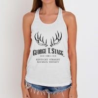 George T. Stagg Vintage Bourbon Distillery Women's Knotted Racerback Tank