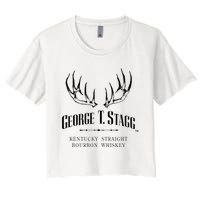 George T. Stagg Vintage Bourbon Distillery Women's Crop Top Tee