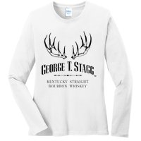 George T. Stagg Vintage Bourbon Distillery Ladies Long Sleeve Shirt