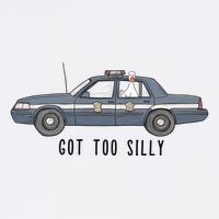 Got Too Silly Goose And Playful Police Car Humor Cooling Performance Crew T-Shirt