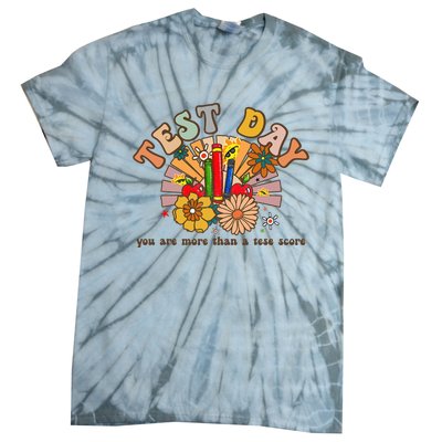 Groovy Teacher Shirt You Are More Than a Test Score Test Day Tie-Dye T-Shirt