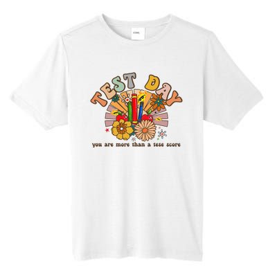 Groovy Teacher Shirt You Are More Than a Test Score Test Day Tall Fusion ChromaSoft Performance T-Shirt