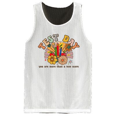 Groovy Teacher Shirt You Are More Than a Test Score Test Day Mesh Reversible Basketball Jersey Tank