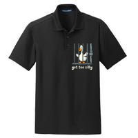 Got Too Silly Goose Dry Zone Grid Polo