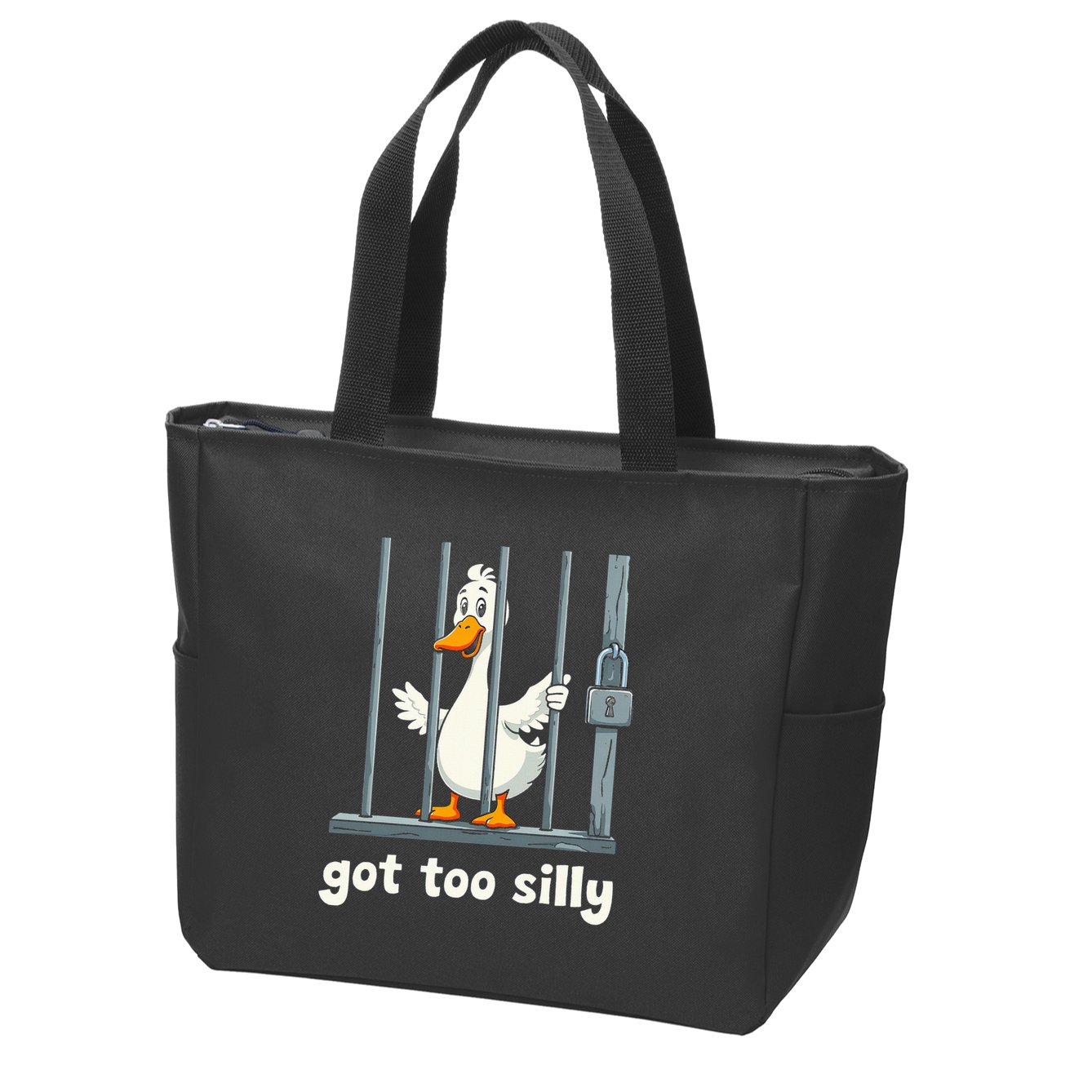 Got Too Silly Goose Zip Tote Bag