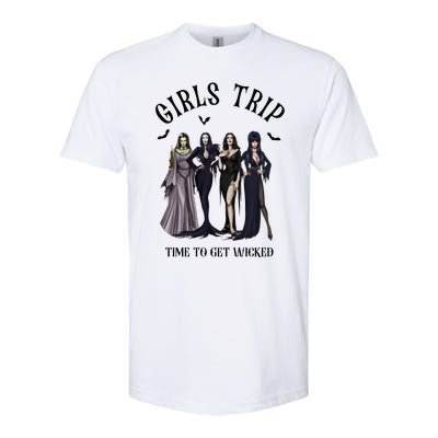 Girls Trip Salem Time To Get Wicked Halloween Witch Softstyle CVC T-Shirt