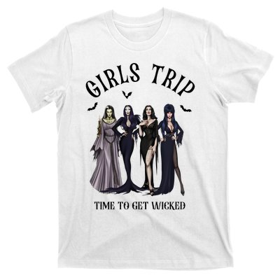 Girls Trip Salem Time To Get Wicked Halloween Witch T-Shirt