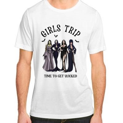 Girls Trip Salem Time To Get Wicked Halloween Witch Adult ChromaSoft Performance T-Shirt