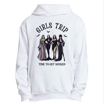 Girls Trip Salem Time To Get Wicked Halloween Witch Urban Pullover Hoodie