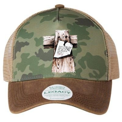 Gone To See Dad Were Fixin A Place For You Be Back Soon Legacy Tie Dye Trucker Hat