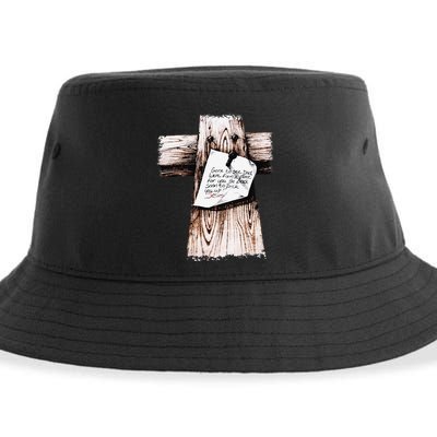 Gone To See Dad Were Fixin A Place For You Be Back Soon Sustainable Bucket Hat