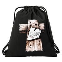 Gone To See Dad Were Fixin A Place For You Be Back Soon Drawstring Bag