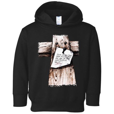 Gone To See Dad Were Fixin A Place For You Be Back Soon Toddler Hoodie