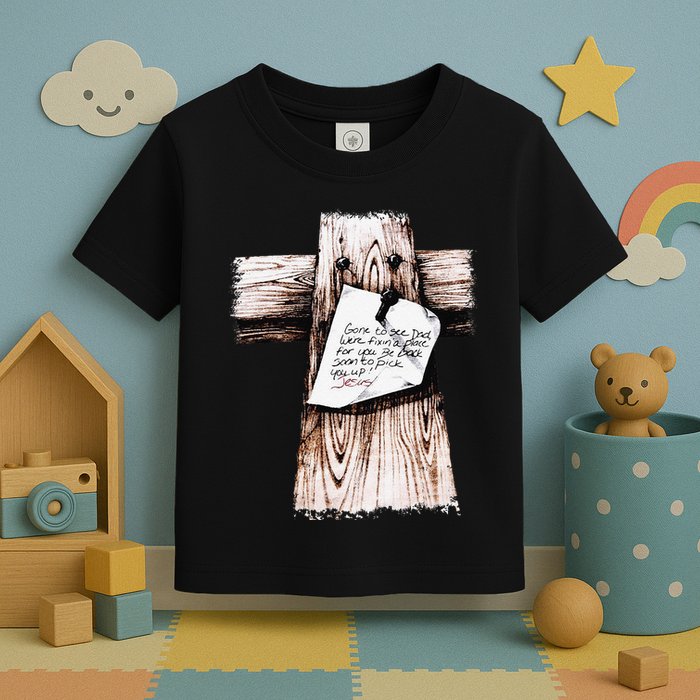 Gone To See Dad Were Fixin A Place For You Be Back Soon Toddler T-Shirt
