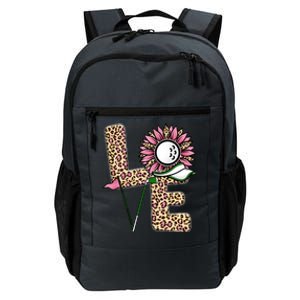 Golf T Shirts, Love Golf Leopard Sunflower Sports Ball Valentine Plus Size Daily Commute Backpack