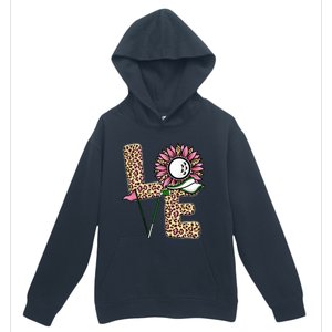 Golf T Shirts, Love Golf Leopard Sunflower Sports Ball Valentine Plus Size Urban Pullover Hoodie