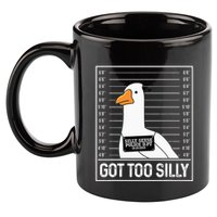Got Too Silly Silly Goose Mugshot Goose Mugshot 11oz C Handle Ceramic Mug