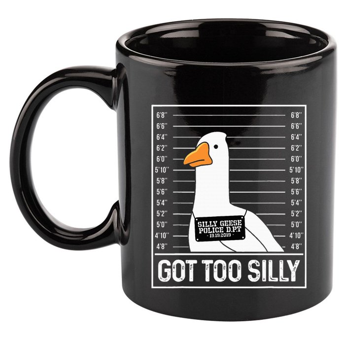 Got Too Silly Silly Goose Mugshot Goose Mugshot 11oz C Handle Ceramic Mug