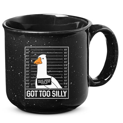 Got Too Silly Silly Goose Mugshot Goose Mugshot 15oz Campfire Ceramic Mug