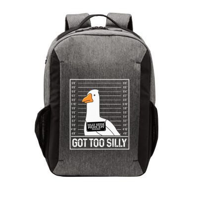 Got Too Silly Silly Goose Mugshot Goose Mugshot Vector Backpack
