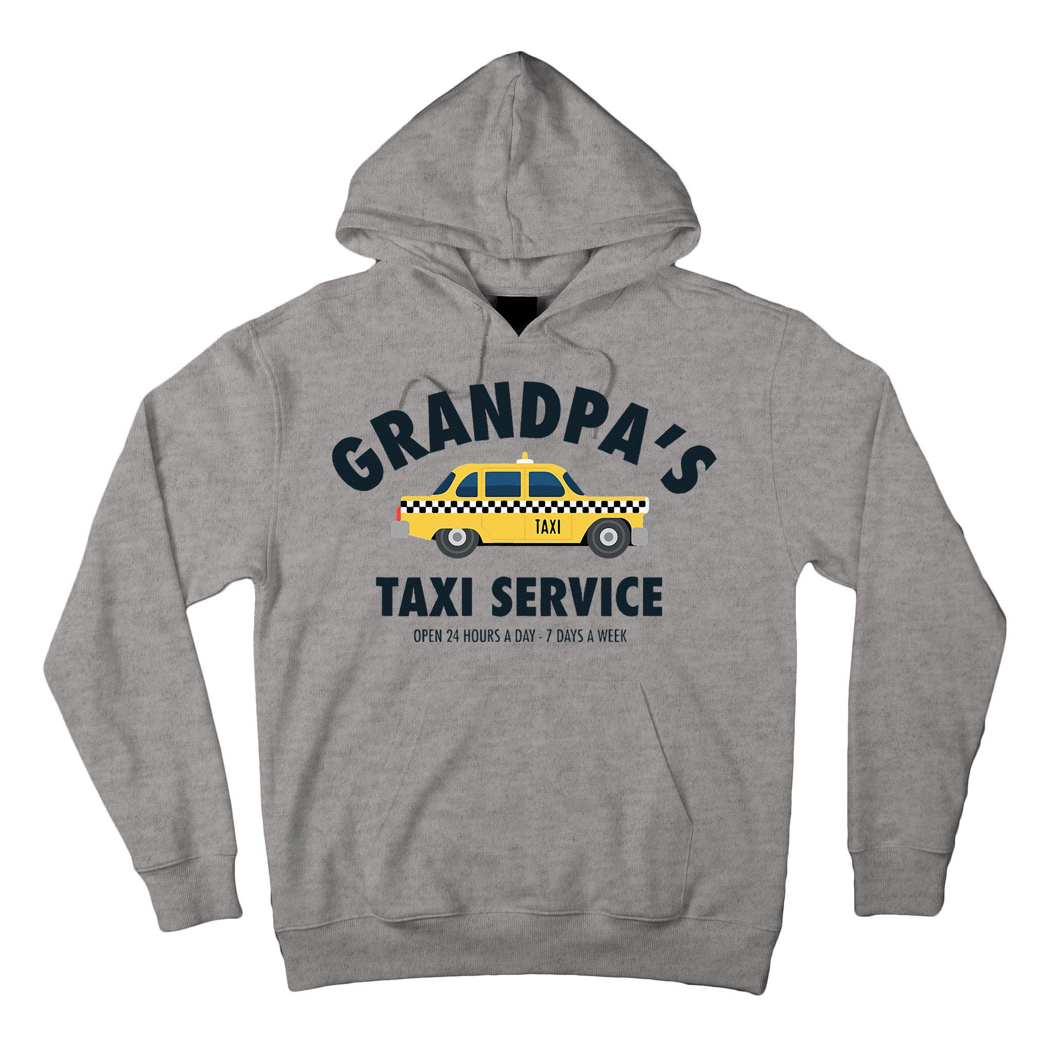 Grandpa's Taxi Service Funny Grandparent Gift Tall Hoodie