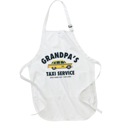 Grandpa's Taxi Service Funny Grandparent Gift Apron