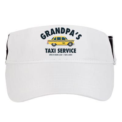 Grandpa's Taxi Service Funny Grandparent Gift Adult Drive Performance Visor