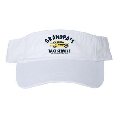 Grandpa's Taxi Service Funny Grandparent Gift Visor