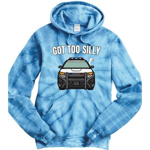 Got Too Silly Goose Police Funny Birthday Gifts Goose Lover Tie Dye Hoodie