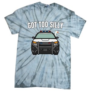 Got Too Silly Goose Police Funny Birthday Gifts Goose Lover Tie-Dye T-Shirt