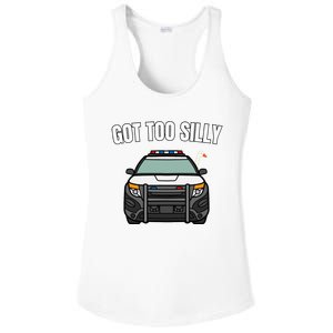 Got Too Silly Goose Police Funny Birthday Gifts Goose Lover Ladies PosiCharge Competitor Racerback Tank