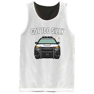 Got Too Silly Goose Police Funny Birthday Gifts Goose Lover Mesh Reversible Basketball Jersey Tank