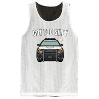 Got Too Silly Goose Police Funny Birthday Gifts Goose Lover Mesh Reversible Basketball Jersey Tank