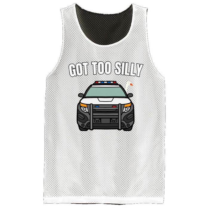 Got Too Silly Goose Police Funny Birthday Gifts Goose Lover Mesh Reversible Basketball Jersey Tank