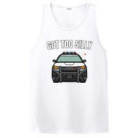 Got Too Silly Goose Police Funny Birthday Gifts Goose Lover PosiCharge Competitor Tank