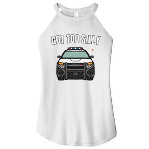 Got Too Silly Goose Police Funny Birthday Gifts Goose Lover Women's Perfect Tri Rocker Tank