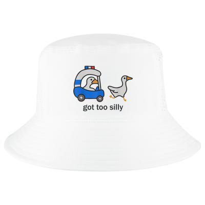 Got Too Silly Funny Goose Police Cool Comfort Performance Bucket Hat