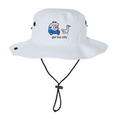 Got Too Silly Funny Goose Police Bucket Hat