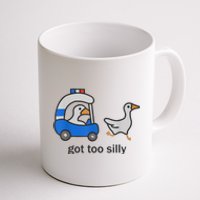 Got Too Silly Funny Goose Police Coffee Mug