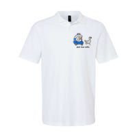 Got Too Silly Funny Goose Police Softstyle Adult Sport Polo