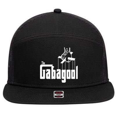 Gabagool Tony Soprano Trendy 7 Panel Mesh Trucker Snapback Hat