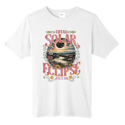 Groovy Total Solar Eclipse April 8 2024 Astronomy Souvenir Tall Fusion ChromaSoft Performance T-Shirt