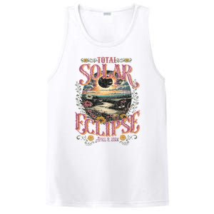 Groovy Total Solar Eclipse April 8 2024 Astronomy Souvenir PosiCharge Competitor Tank