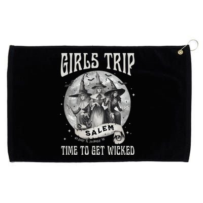 Girls Trip Salem Retro Salem 1692 They Missed One Witch Grommeted Golf Towel