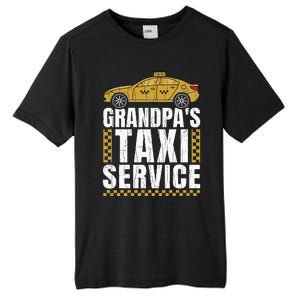 Grandpas Taxi Service Funny Taxi Driving Cab Lover Graphic Tall Fusion ChromaSoft Performance T-Shirt