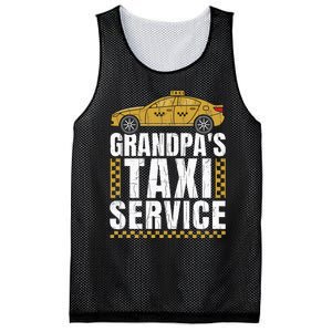 Grandpas Taxi Service Funny Taxi Driving Cab Lover Graphic Mesh Reversible Basketball Jersey Tank