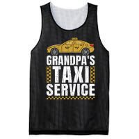 Grandpas Taxi Service Funny Taxi Driving Cab Lover Graphic Mesh Reversible Basketball Jersey Tank