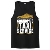 Grandpas Taxi Service Funny Taxi Driving Cab Lover Graphic PosiCharge Competitor Tank